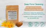 BeNat Natural Mud and Arnica Facial Mask Powder - 4oz Exfoliating Face Mask for Deep Pore Cleansing